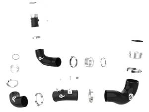 Afe - Advance Flow Engineering - 46-20694-B | AFE Power BladeRunner Aluminum Hot and Cold Charge Pipe Kit Black (2022-2023 Stinger L4-2.5L t) - Image 6