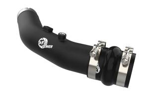 46-20688-B | AFE Power BladeRunner 3 IN Aluminum Hot Charge Pipe Black (2023-2025 F250, F350 Super Duty V8-6.7L (td) High Output)