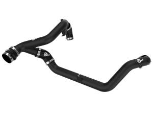 46-20678-B | AFE Power BladeRunner 2-1/4 IN Aluminum Hot Charge Pipe Black (2022-2025 Explorer ST V6-3.0L tt)