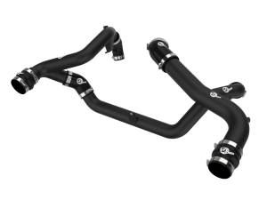 46-20674-B | AFE Power BladeRunner Aluminum Hot and Cold Charge Pipe Kit Black (2022-2025 Explorer ST V6-3.0L tt)