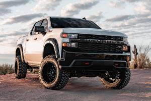 Rough Country - A-C12211-GJV | Rough Country Defender Fender Flares For Chevrolet Silverado 1500 2/4WD | Riptide Blue - Image 3