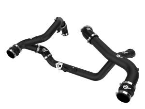 46-20654-B | AFE Power BladeRunner Aluminum Hot and Cold Charge Pipe Kit Black (2020-2021 Explorer ST V6-3.0L tt)