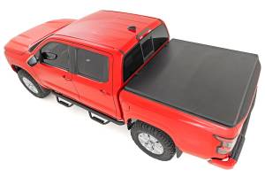 Rough Country - 41805522A | Rough Country Soft Tri-Fold Bed Cover For Nissan Frontier 2WD/4WD | 5' Bed - Image 2