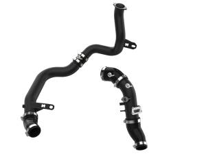 46-20644-B | AFE Power BladeRunner Aluminum Hot and Cold Charge Pipe Kit Black (2019-2022 Veloster N L4-2.0L (t) Automatic)