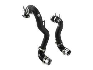 46-20574-B | AFE Power BladeRunner Aluminum Hot and Cold Charge Pipe Kit Black (2021-2025 Bronco L4-2.3L t)