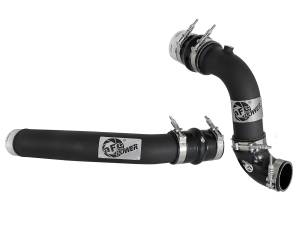46-20314-B | AFE Power BladeRunner 3 IN Aluminum Hot and Cold Charge Pipe Kit Black (2017-2022 F250, F350 Super Duty V8-6.7L td)