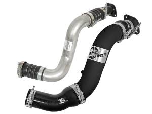 46-20288-B | AFE Power BladeRunner 3 IN Aluminum Hot Charge Pipe Black (2016-2019 Titan XD V8-5.0L td)