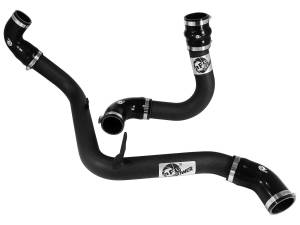 46-20184-B | AFE Power BladeRunner 2-1/2 IN Aluminum Hot and Cold Charge Pipe Kit Black (2013-2018 Focus ST L4-2.0l t)