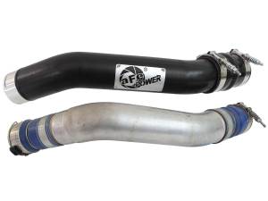 46-20148-B | AFE Power BladeRunner 3 IN Aluminum Hot Charge Pipe Black (2011-2016 F250, F350 Super Duty V8-6.7L td)