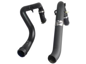 46-20128 | AFE Power BladeRunner 2-1/2 IN Aluminum Hot Charge Pipe Black (2011-2014 F150 V6-3.5L tt)