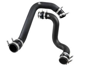 46-20104-B | AFE power BladeRunner 3 IN Aluminum Hot and Cold Charge Pipe Kit Black (2003-2007 F250, F350 Super Duty V8-6.0L td)