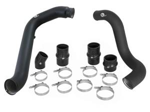 Afe - Advance Flow Engineering - 46-20104-B | AFE power BladeRunner 3 IN Aluminum Hot and Cold Charge Pipe Kit Black (2003-2007 F250, F350 Super Duty V8-6.0L td) - Image 2