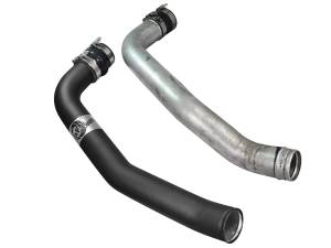 46-20098-B | AFE Power BladeRunner 3 IN Aluminum Cold Charge Pipe Black (1999-2003 F250, F350 Super Duty V8-7.3L td)