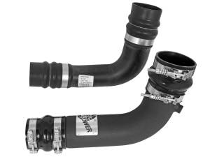 46-20084-B | AFE Power BladeRunner 3 IN & 2-3/4 IN Aluminum Hot and Cold Charge Pipe Kit Black (2010-2012 Ram 2500, 3500 L6-6.7L td)