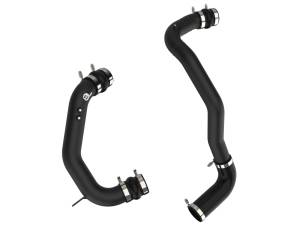 46-20074-B | AFE Power BladeRunner Aluminum Hot and Cold Charge Pipe Kit Black (2008-2010 F250, F350 Super Duty V8-6.4L td)