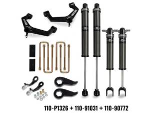 110-P1326 | Cognito 3 Inch Performance Leveling Kit With 2.0 IFP Shocks (Silverado, Sierra 2500 HD, 3500 HD 2WD/4WD)