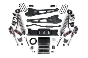 BDS1655PES | BDS Suspension 3 Inch Lift Kit With Radius Arm For Dodge Ram 3500 Truck 4WD | Diesel, Fox 2.5 Coil-Over Conversion Performance Elite, Rear Lift 2 Inch Block Kit Without Overload, Front Rubber Bump Stop, 6 Bolt Index Ring