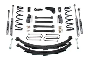 BDS1764H | BDS Suspension 4 Inch Lift Kit For Dodge Ram 2500 Power Wagon 4WD | Rear Lift Leaf Springs, Rear Axle 4 Inch, NX2 Nitro Series Shocks