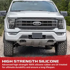 Recon Truck Accessories - 264004F150BK | Recon Black Tow Hook Covers 2-Piece Set of Silicone Covers (2015-2023 F150 & Raptor) - Image 7