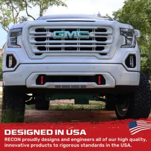 Recon Truck Accessories - 264004GMHDRD | Recon Red Tow Hook Covers 2-Piece Set of Silicone Covers (2020-2025 Sierra 2500HD, 3500 HD) - Image 10