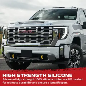Recon Truck Accessories - 264004GMHDYL | Recon Yellow Tow Hook Covers 2-Piece Set of Silicone Covers (2020-2025 Sierra 2500HD, 3500 HD) - Image 7