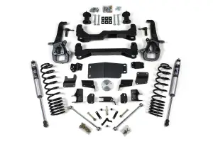 BDS1796FS | BDS Suspension 4 Inch Lift Kit For Ram 1500 4WD | Rear Fox 2.0 Performance Series Shocks, OE Knuckle Large Bore