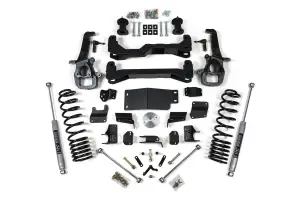 BDS1796H | BDS Suspension 4 Inch Lift Kit For Ram 1500 4WD | Rear NX2 Nitro Series Shocks, OE Knuckle Large Bore