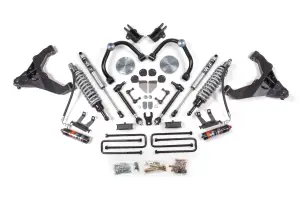 BDS1834FPE | BDS Suspension 3 Inch Lift Kit For Chevrolet Silverado / GMC Sierra  2500 HD / 3500 HD 4WD | Diesel, Fox 2.5 Coil-Over Conversion Performance Elite Series, Rear Lift Block No Block, Rear Fox 2.5 Performance Elite Shock
