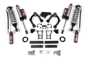 BDS1910FPE | BDS Suspension 3.5 Inch Lift Kit For Ford Ranger 4WD | Fox 2.5 Coil-Over Performance Elite Series, Rear Fox 2.5 Performance Elite Shocks, Cast Steel OE Knuckle