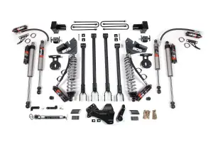 BDS1975FPE | BDS Suspension 4 Inch Lift Kit With 4 Link For Ford F-350 Super Duty DRW 4WD | Diesel, Fox 2.5 Performance Elite Coil-Over Conversion, Fox 2.5 Performance Elite Shocks