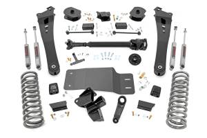 Rough Country - 35230 | Rough Country 5 Inch Lift For Ram 3500 4WD | Diesel, 10 Bolt T-Case, Front Driveshaft - Image 1