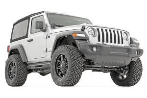 Rough Country - 91844 | Rough Country 3.5 Inch Lift Kit, 2 Door For Jeep Wrangler JL Rubicon 4WD | M1R Monotube Shocks - Image 2