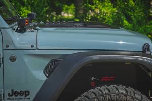 Rough Country - HS60010-PDN | Rough Country Hood Scoop For Jeep Gladiator JT/Wrangler JL 4WD | Sting Gray - Image 10