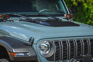 Rough Country - HS60010-PDN | Rough Country Hood Scoop For Jeep Gladiator JT/Wrangler JL 4WD | Sting Gray - Image 8