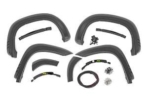 Rough Country - F-C319201A-GJV | Rough Country Fender Flares SF1 Chevrolet Silverado 1500 2/4WD | Riptide Blue - Image 1