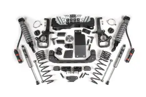 BDS2117PSS | BDS Suspension 4 Inch Lift Kit For Ram 1500 4WD | Fox 2.5 Performance Elite Coil-Over, Rear Fox 2.0 Performance Series Shocks, OE Knuckle Type Large Bore