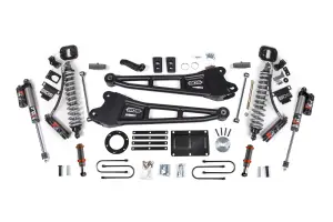 BDS2132PESB | BDS Suspension 6 Inch Lift Kit With Radius Arm For Ram 3500 4WD | Fox 2.5 Performance Elite Coil Over Conversion, Front Fox 2.0 Hydro Bump Stop, Indexing Ring 6 Bolt
