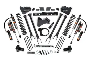 BDS2215FPE | BDS Suspension 7 Inch Lift Kit With 4 Link For Ford F-250 / F-350 Super Duty 4WD Diesel | Fox 2.5 Performance Elite Shocks