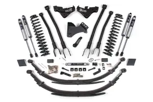 BDS2248FS | BDS Suspension 5 Inch Lift Kit With 4 Link For Ford F-250 / F-350 Super Duty 4WD Diesel | Rear Lift Leaf Springs, Fox 2.0 Performance Series Shocks