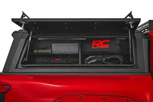Rough Country - 734075 | Rough Country Bed Cap Side Shelf Storage Bin For Toyota Tacoma | Passengers Side - Image 3