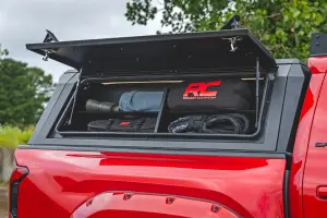 Rough Country - 734075 | Rough Country Bed Cap Side Shelf Storage Bin For Toyota Tacoma | Passengers Side - Image 4