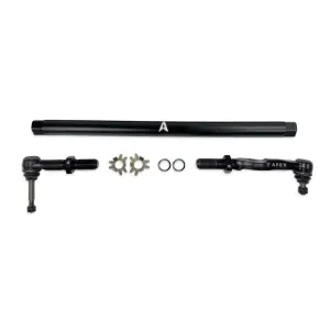 KIT373-BLK | Apex Chassis Drag Link Kit For Ford F-250/F-350 Super Duty 4WD, Except Wide Track | Anodized Black Aluminum