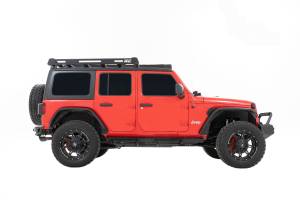 Rough Country - 71150 | Rough Country Caliper Covers For Jeep Wrangler JL | Front and Rear, Red, Sport Models (BR6 Brake Code) - Image 8