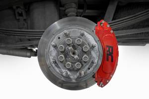 Rough Country - 71110 | Rough Country Caliper Covers For Chevrolet Silverado 2500 HD & 3500 HD / GMC Sierra 2500 HD & 3500 HD | Front And Rear, Red - Image 7