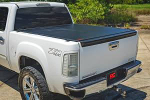 Rough Country - 50123551 | Rough Country Hard Roll Up Bed Cover For Chevrolet Silverado 1500 / GMC Sierra 1500 | 5'9" Bed With Rail Caps - Image 8