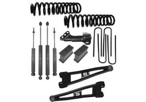 K1058 | Superlift 2 Inch Coil Spring Lift Kit with Radius Arms And Superlift Shocks (2023-2025 F250, F350 Super Duty 4WD)