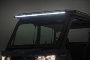 Rough Country - 97097 | Rough Country 50 Inch LED Light Kit Deck Roof For Can-Am Defender MAX HD10, MAX HD9 & MAX HD8 | Spectrum Series - Image 9