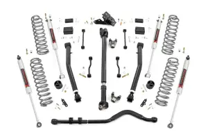 91840 | Rough Country 3.5 Inch Lift Kit, 2 Door For Jeep Wrangler JL Rubicon 4WD | M1 Monotube Shocks
