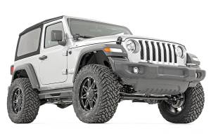 Rough Country - 90540 | Rough Country 3.5 Inch Lift Kit For Jeep Wrangler JL 2 Door | Rubicon, M1 Monotube Shocks - Image 2