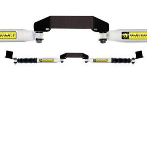 92670-1 | Superlift Dual Steering Stabilizer Kit - SR (Hydraulic) (2003-2008 Ram 2500, 3500 4WD)